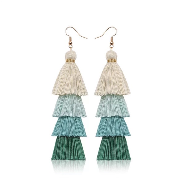 Boho Long Tassel Earrings - Picture 1 of 1